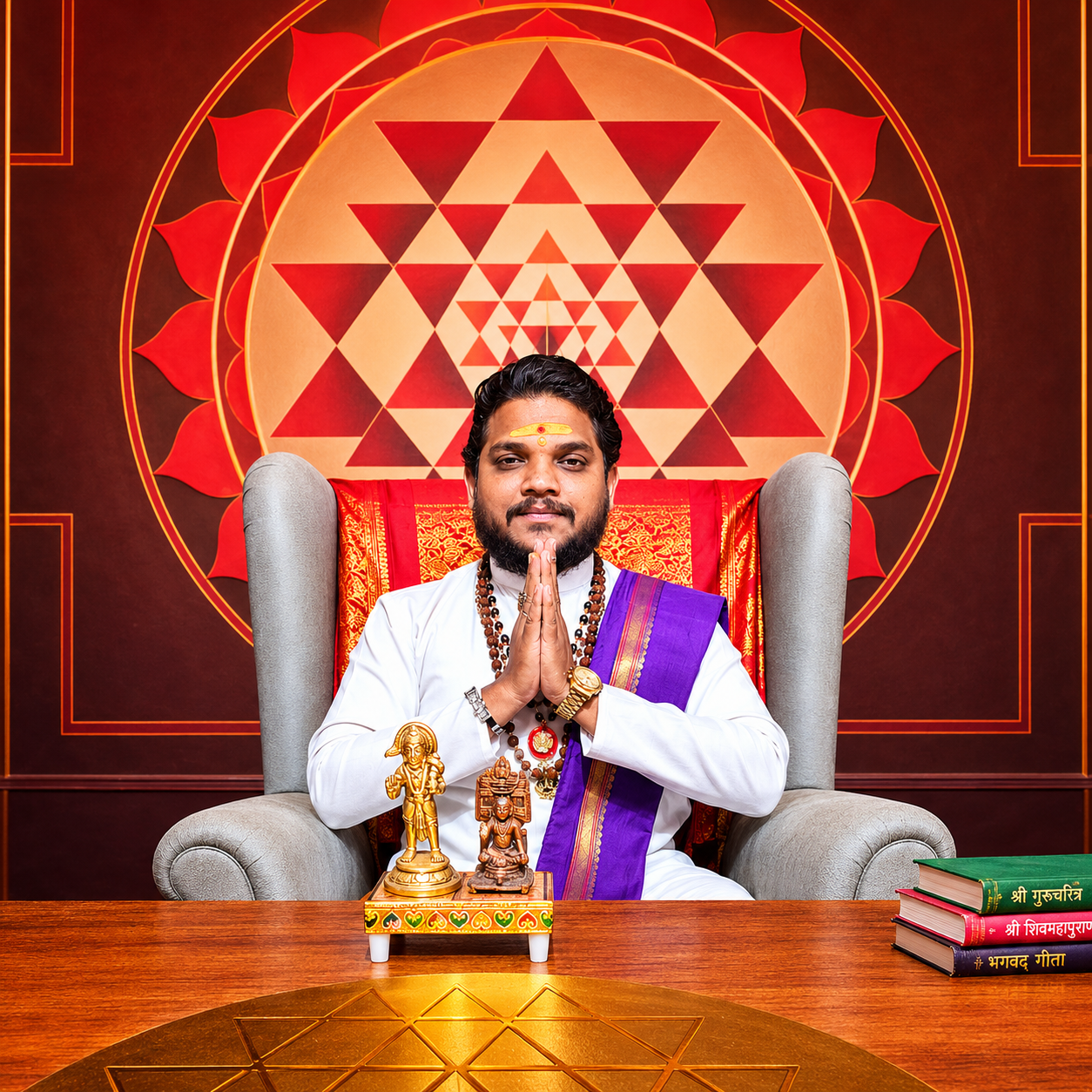 Famous Astrologer in Bangalore Maruthi Guruji with spiritual guidance and traditional astrology consultation